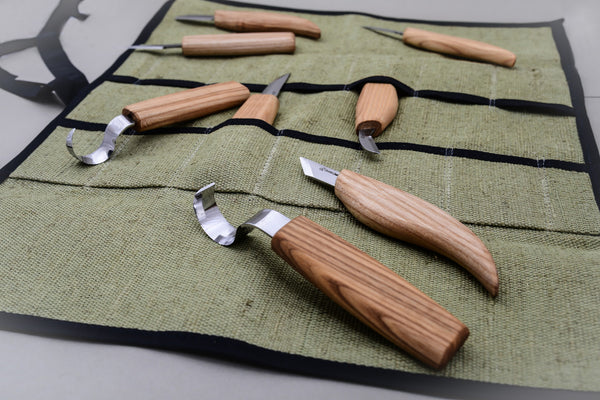 ビーバークラフト ウッドカービングセット ナイフ8本 Beaver Craft Wood Carving Set of 8 Knives