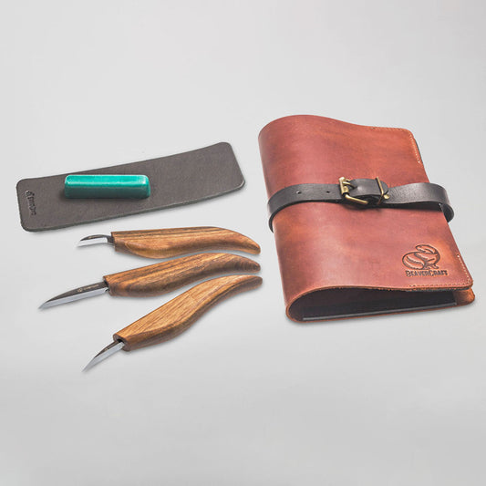 ビーバークラフト 限定版スターターチップ ホイットルナイフセット Beaver Craft Starter Chip and Whittle Knife Set