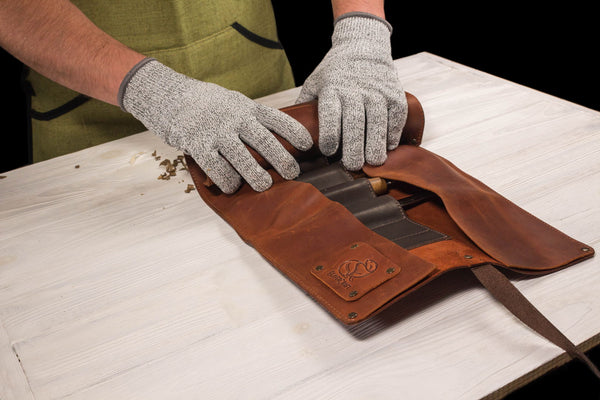 限定版 ビーバークラフト ウッドカービングセット Beaver Craft Extended Wood Carving Set in Genuine Leather Roll