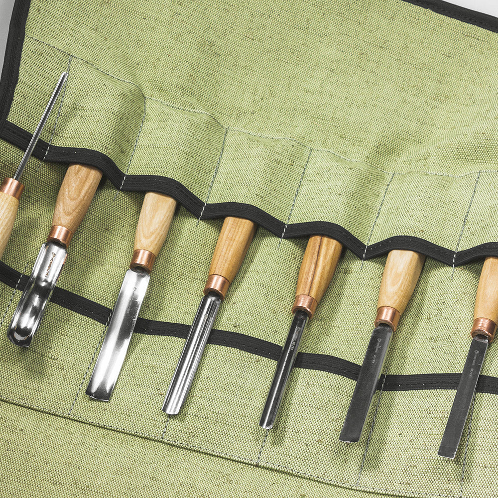 ビーバークラフト ウッドカービング チゼルセット ノミ7本 Beaver Craft Wood Carving Full Set of 7  Chisels