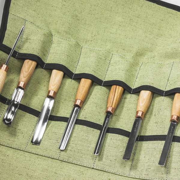 ビーバークラフト ウッドカービング チゼルセット ノミ7本 Beaver Craft Wood Carving Full Set of 7 Chisels