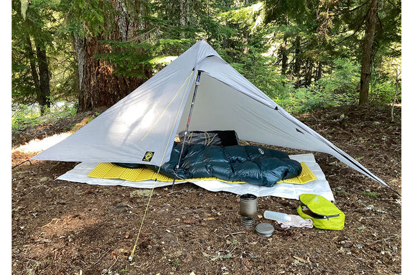 シックスムーンデザインズ デュシュッツタープ セット シェルター テント 1人用 700g SIX MOON DESIGNS Deschutes Tarp Set