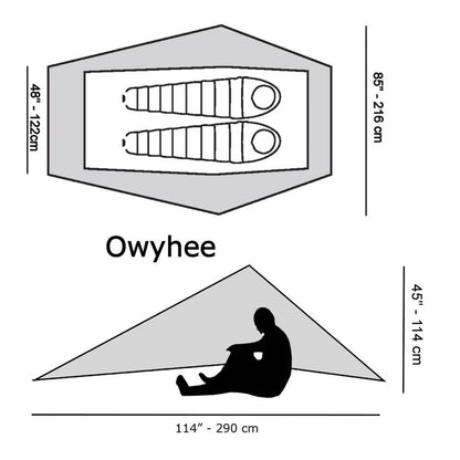 シックスムーンデザインズ オワイヒー タープ 927g ネット付き2人用タープ シェルター タープテント Six Moon Designs Owyhee Tarp