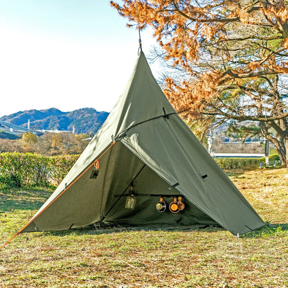 ブッシュタープ コットン混紡 ソロキャンプ ブッシュクラフト Bush Craft bush tarp