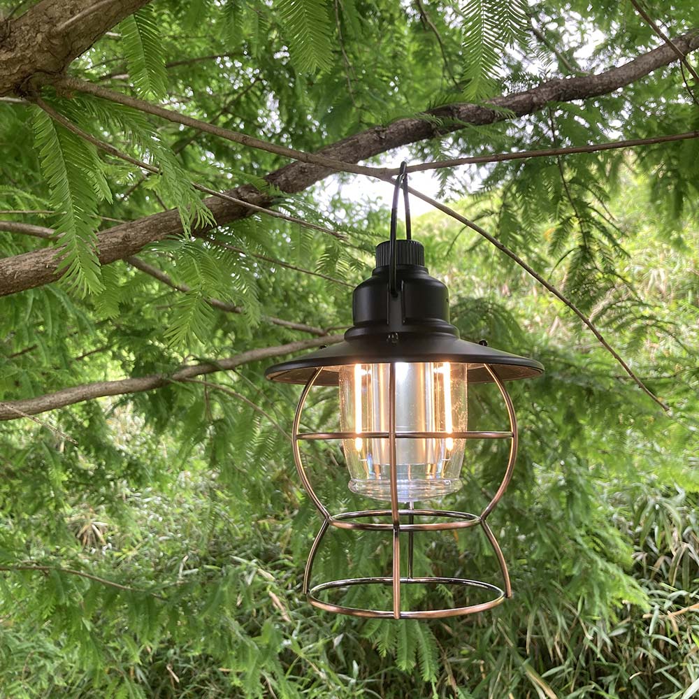 COYOTE CAMP GEAR RETRO HANGING LED LANTERN コヨーテキャンプギア レトロハンギング LEDランタン USB充電式