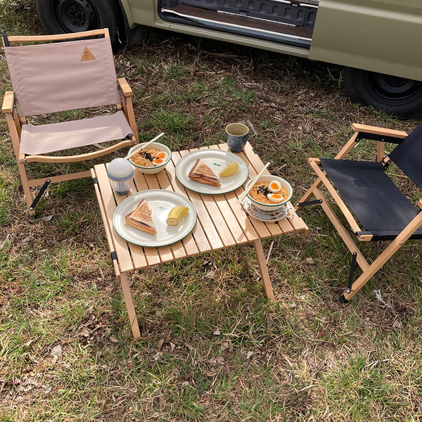 コヨーテスモールロールテーブル ウッド 折り畳み式テーブル キャンプテーブル テーブル Coyote Small Roll Table Camp