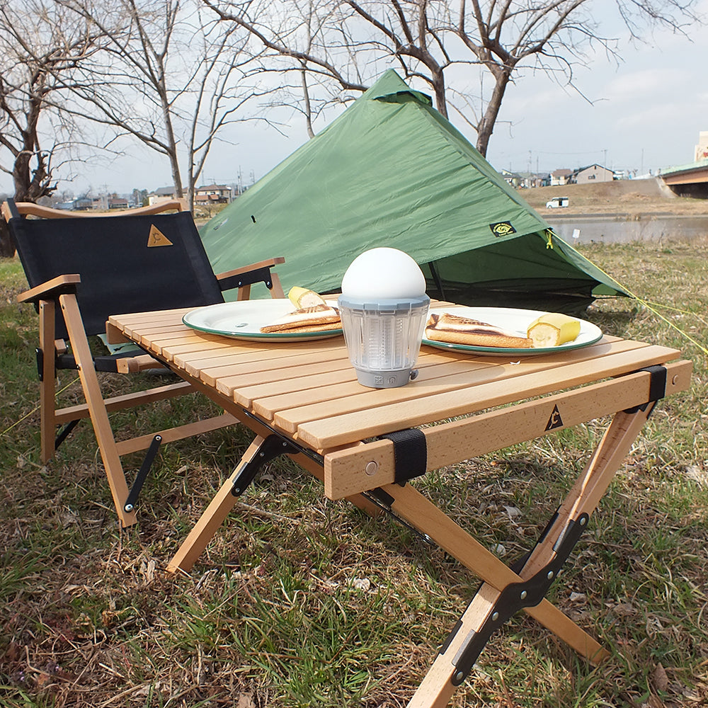 コヨーテスモールロールテーブル ウッド 折り畳み式テーブル キャンプテーブル テーブル Coyote Small Roll Table Camp