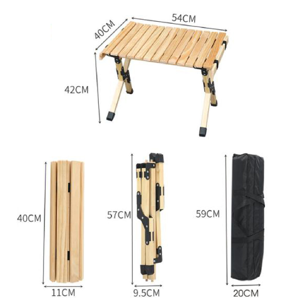 コヨーテスモールロールテーブル ウッド 折り畳み式テーブル キャンプテーブル テーブル Coyote Small Roll Table Camp