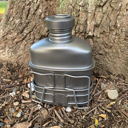 コヨーテキャンプギア チタニウム ミリタリー キャンティーン ボトル クッカーセット 1100ml 750ml 400ml COYOTE CAMP GEAR TITANIUM CANTEEN MESS MILITARY COOKER SET