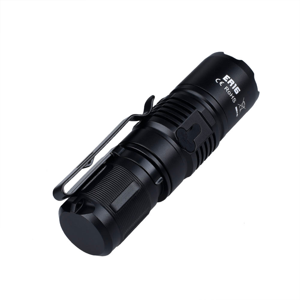 Fitorch ER16 Mini rechargeable side switch LED flashlight フィトーチ ミニLEDフラッシュライト 充電式 LED懐中電灯 1000ルーメン