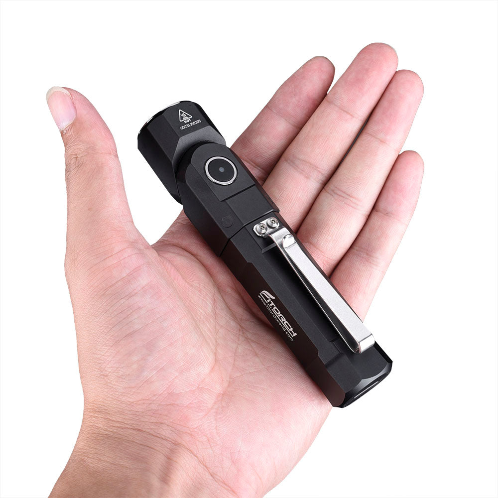 Fitorch ER26 HEAD ADJUSTABLE FLASHLIGHT MAGNETIC CHARGING RECHARGEABLE FLASHLIGHT フィトーチ LEDフラッシュライト ヘッド調整可能 マグネット式充電 1380ルーメン