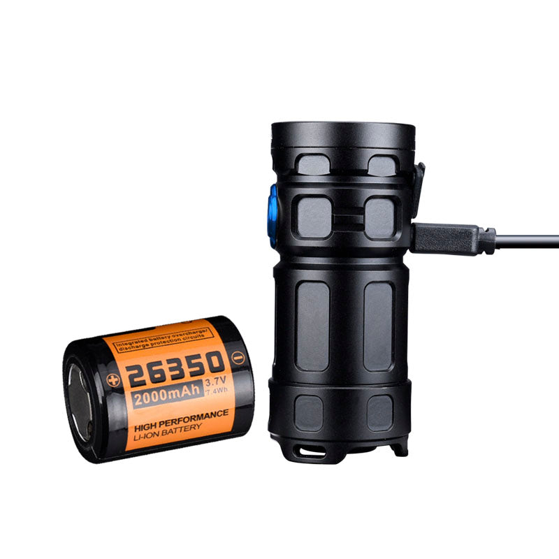 フィトーチ 充電式 LED フラッシュライト 超高輝度 3000ルーメン Fitorch P25GT rechargeable super-bright LED flashlight