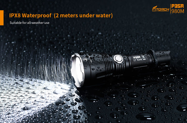 Fitorch P35R COMPACT LONG-RANGE RECHARGEABLE FLASHLIGHT フィトーチ コンパクト ロングレンジ LEDフラッシュライト 式充電 懐中電灯 1200ルーメン