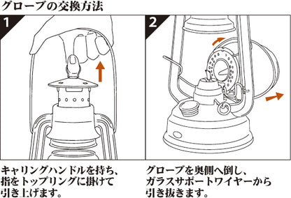 DIETZ Hurricane Lantern デイツ ハリケーンランタン スペアグローブ D76／D78／D80／D90／D2500