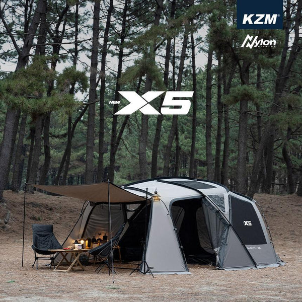 KZM NEW X5 テント 4～5人用 大型テント ファミリーテント リビングシェルテント カズミ アウトドア KZM OUTDOOR N –  DYNT COYOTE OUTDOOR