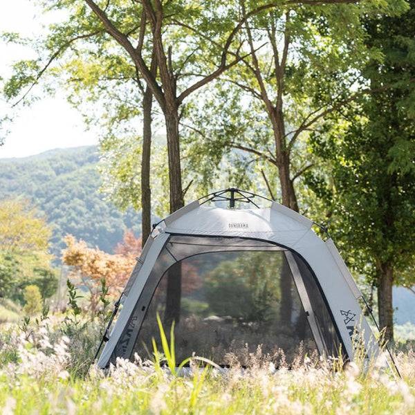 KZM ワイドパノラマオートシェードテント 日よけ 1～2人用 ワンタッチテント カズミ アウトドア KZM OUTDOOR WIDE  PANORAMA AUTO SHADE TENT