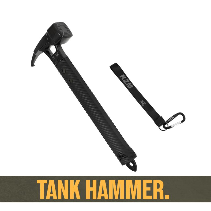 KZM タンクハンマー ペグハンマー ペグ抜き 鋳鉄 カズミ アウトドア KZM OUTDOOR TANK HAMMER