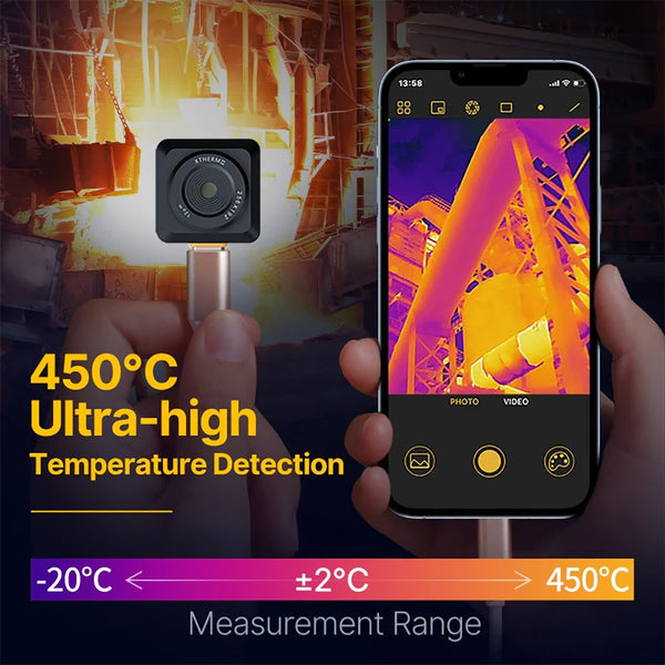 Xinfrared InfiRay T2S Plus Thermal Camera Android, iOS Win and Linux Type-C サーマルカメラ